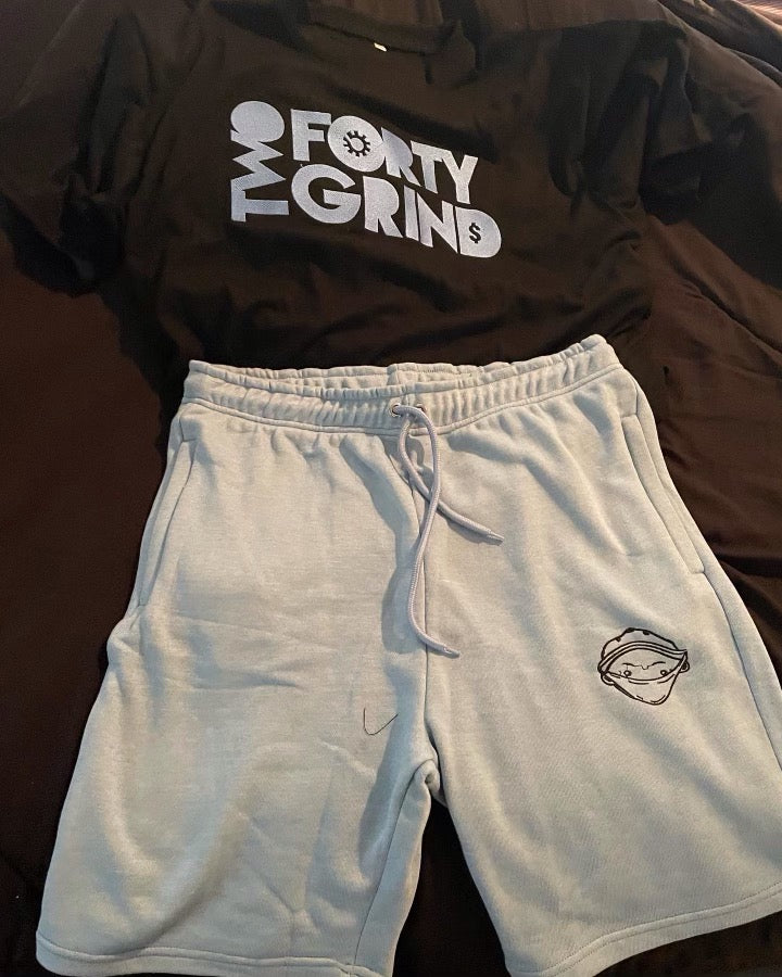 TwoFortyGrind short set (Black/White)