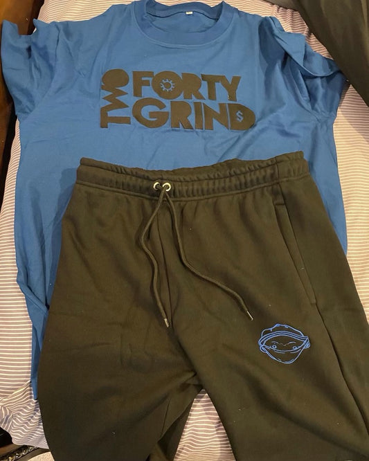 TwoFortyGrind short set (Black/Blue)